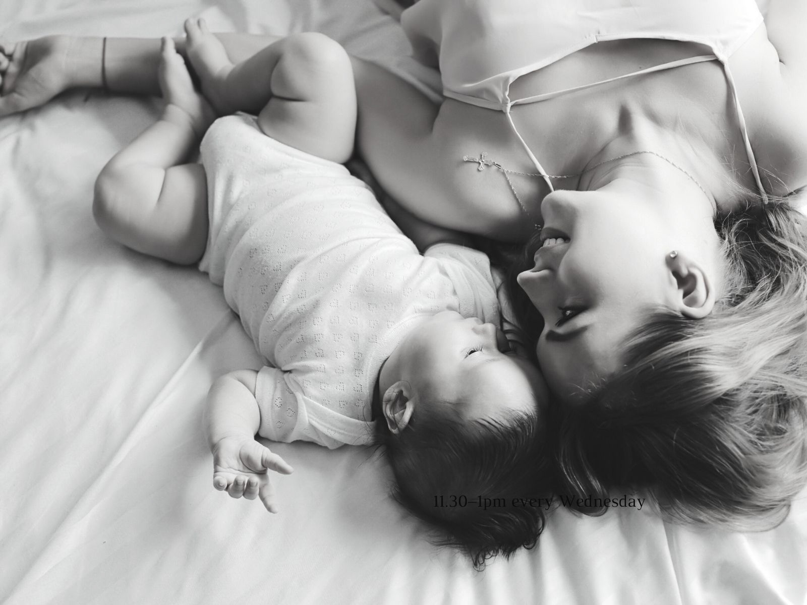 Mum and Baby during Baby and Me Yoga Teacher Training, London