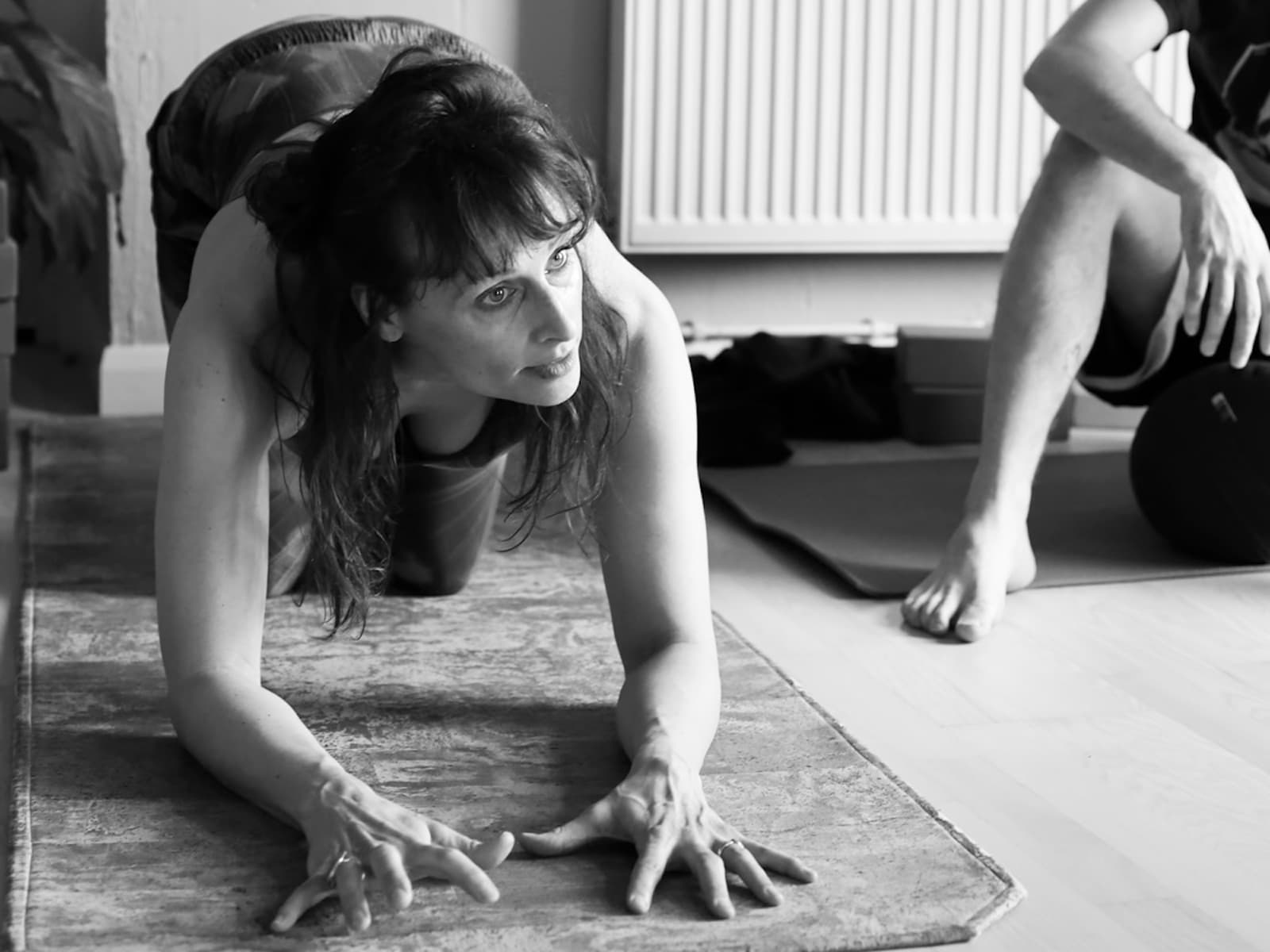 Charli Van Ness breaking down advanced Asana Postures for teachers