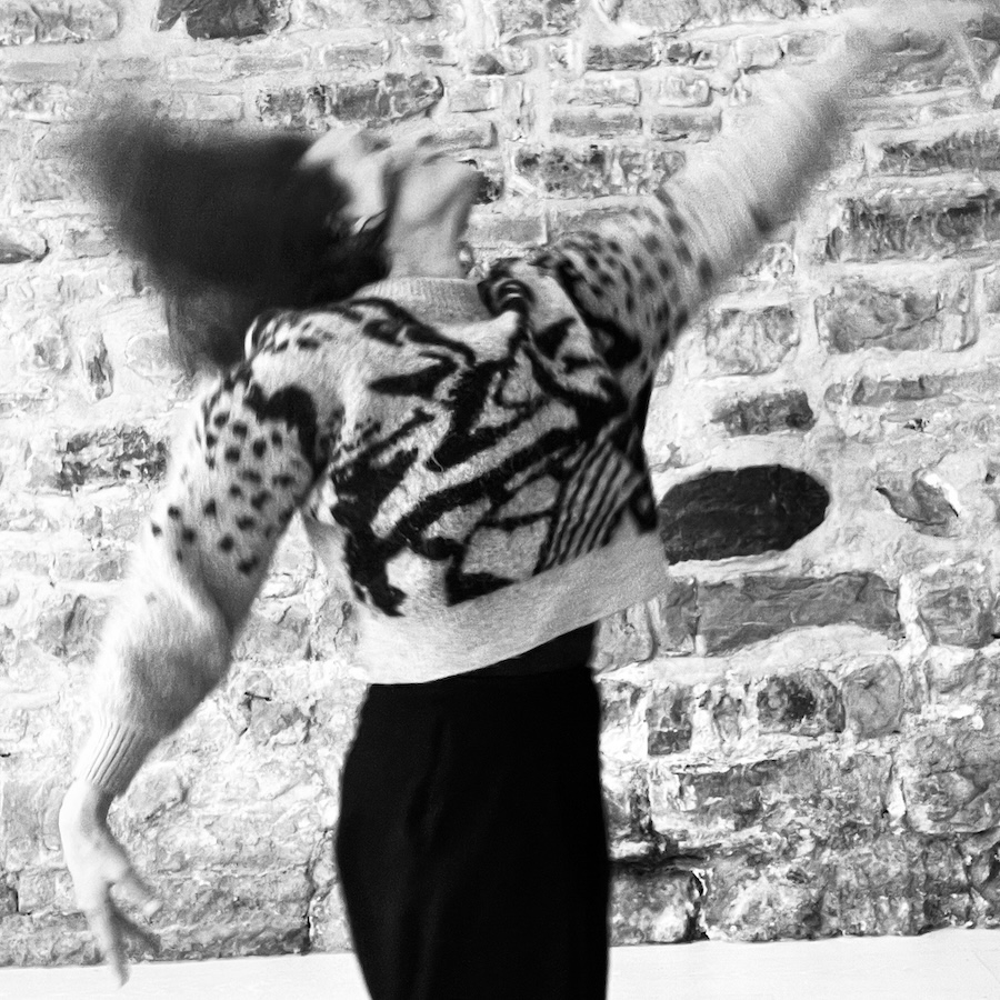 Photo of Charli Van Ness demonstrating a move