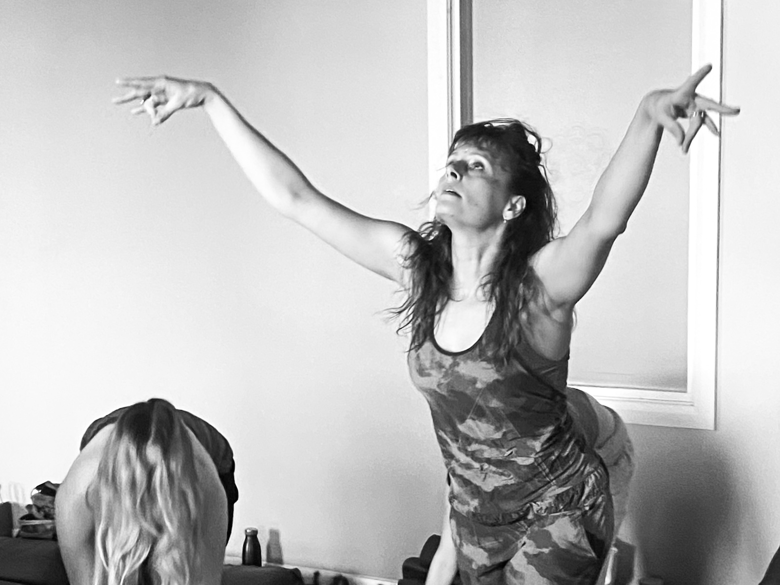 Charli Van Ness teaching Creative Sequencing course at the Shala