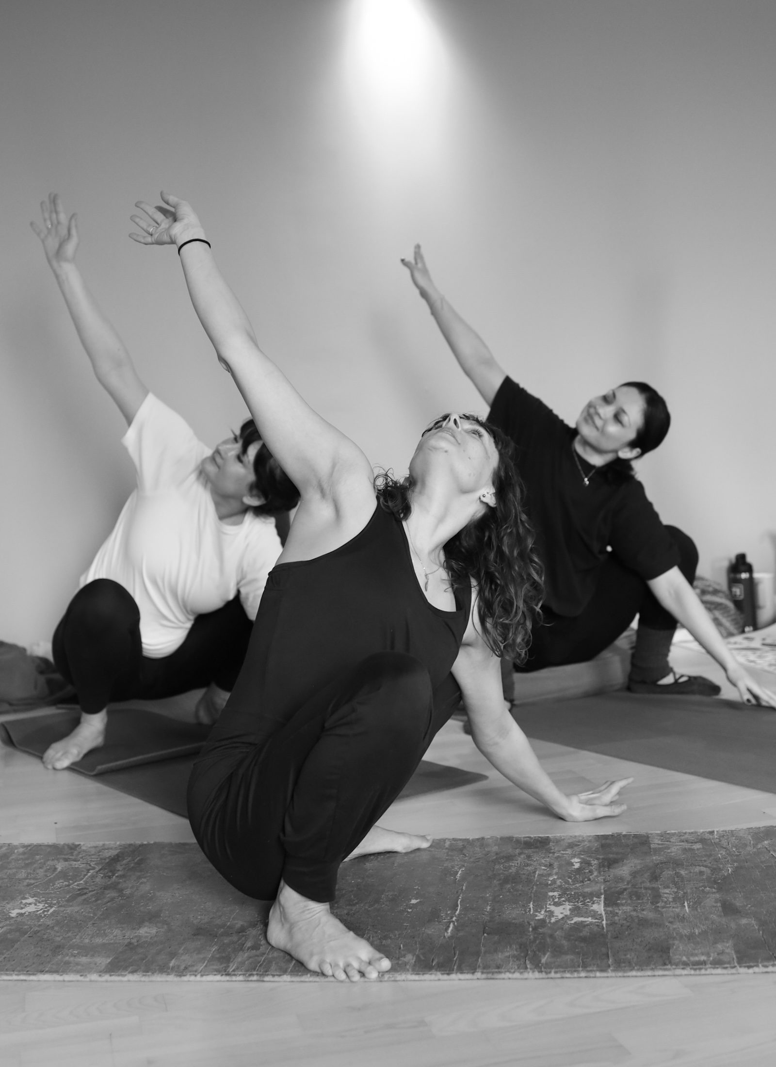 Charli Van Ness teaching creative sequencing to trainee teachers at the Shala