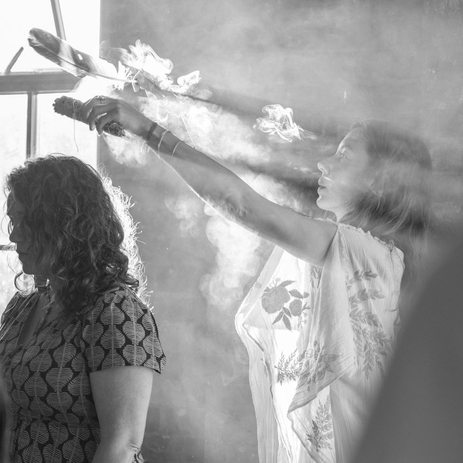 Emma landolt during her Elemental Mandala Vinaysa course at the Shala School