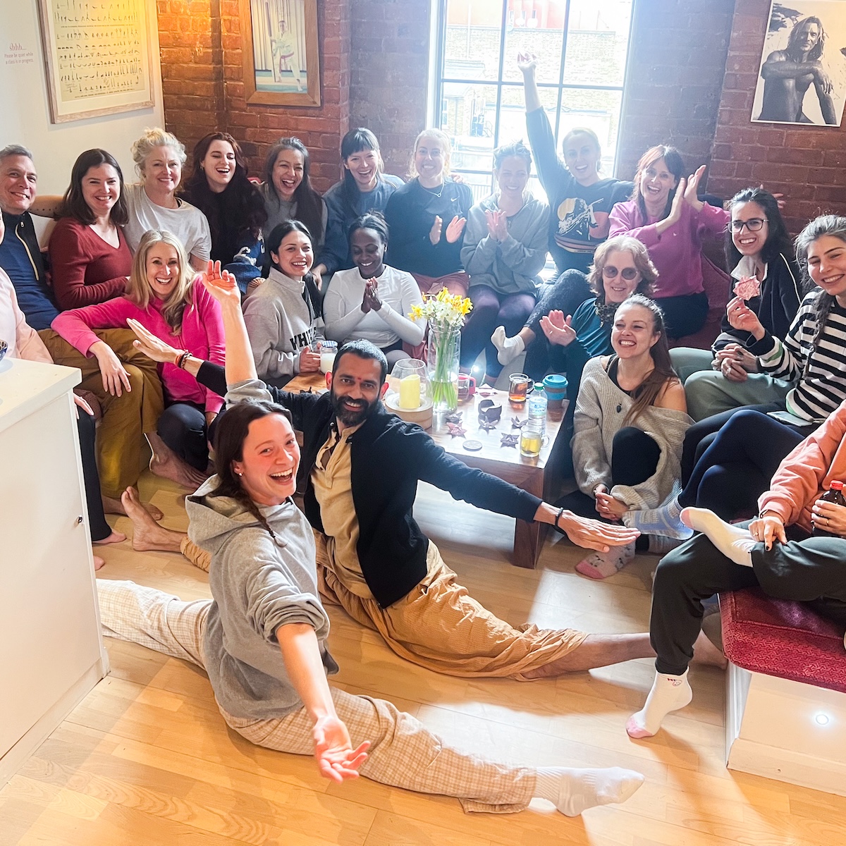Group shot with Shala School trainees on final weekend of 200-hour yoga training course