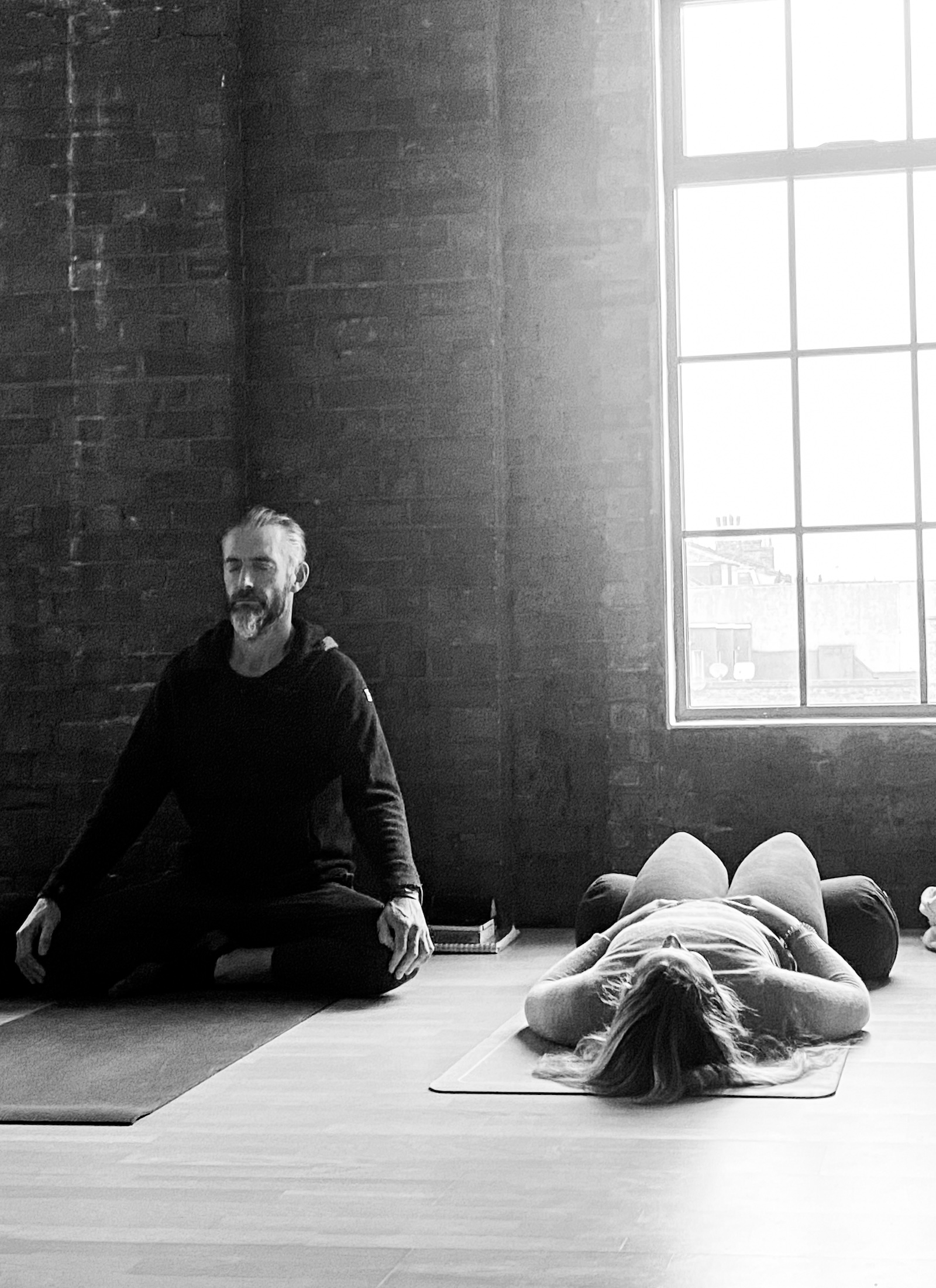 Peace of Mind course student Meditating