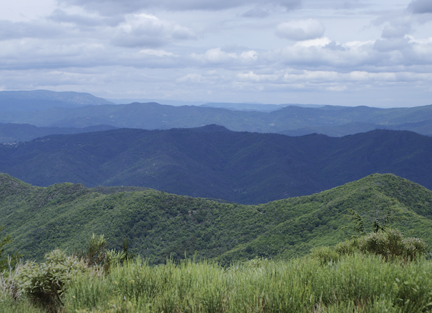 Mountain View on Cevennes Yoga Retreat in France