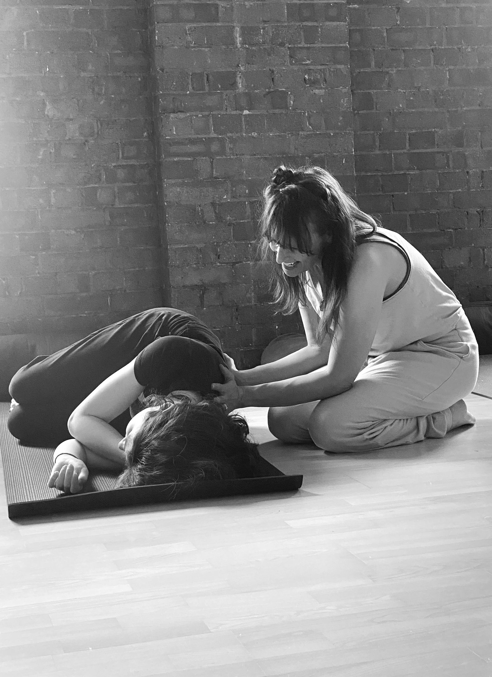 Charli Van Ness teaching Neurodivergent Informed Yoga at the Shala School