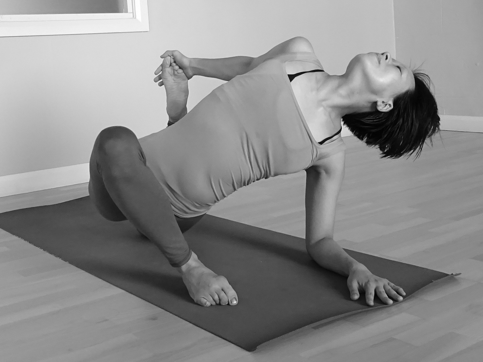 Exploring into postures on the Somatic Yoga Teacher Training Course