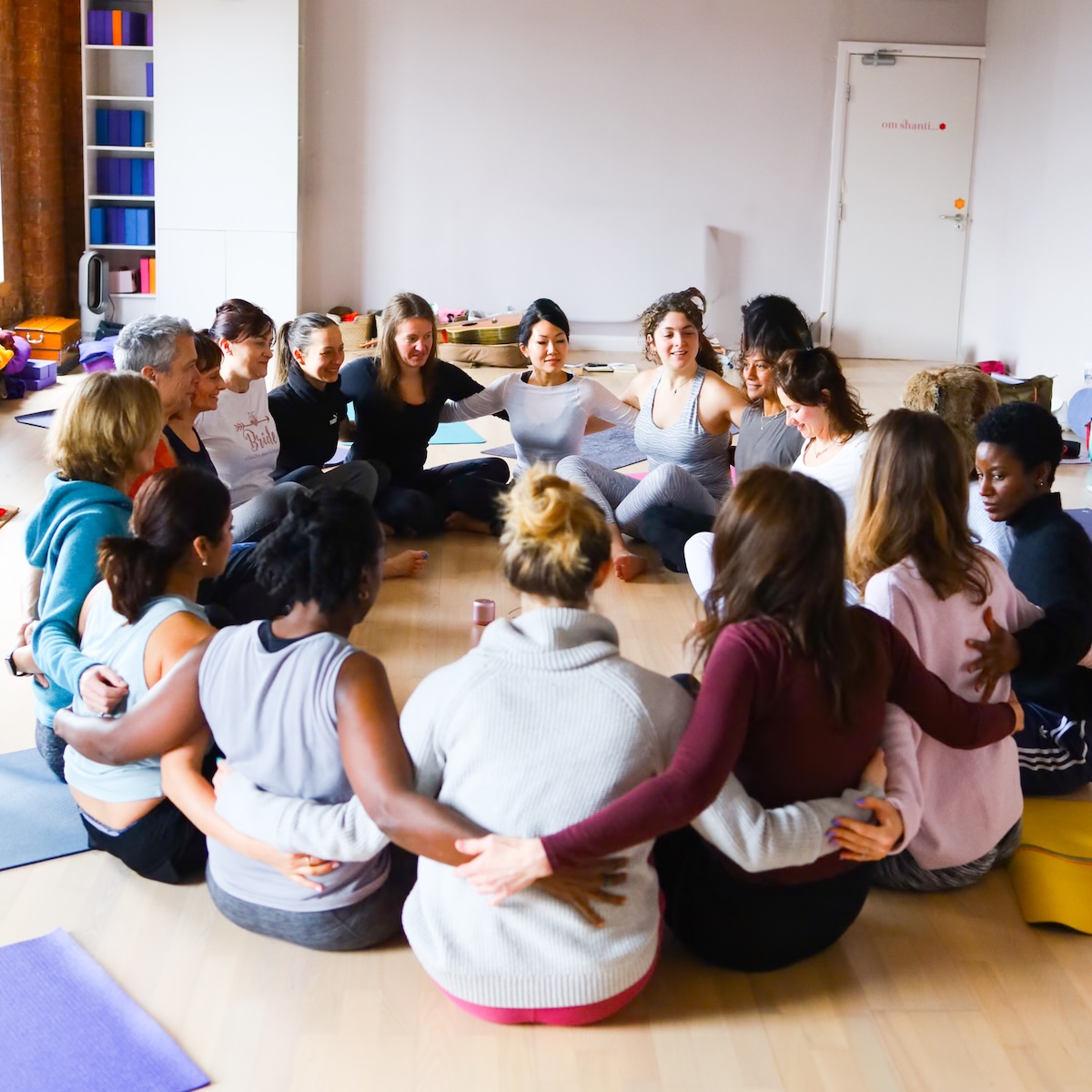 Teacher Trainees in a circle